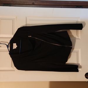 Vince Camuto Black Zipper Jacket